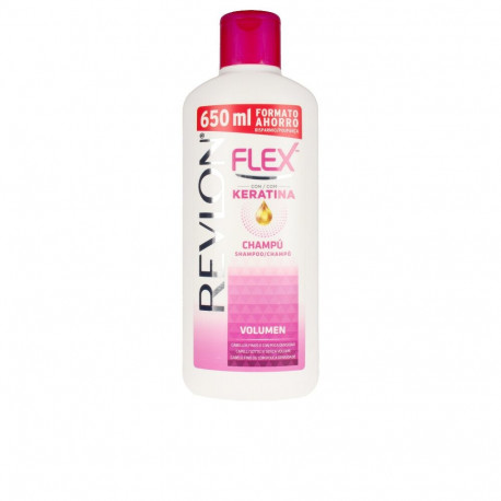 REVLON MASS MARKET FLEX KERATIN shampoo volume thin hair 650 ml