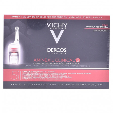 Vichy peanahahooldus Dercos Technique Aminexil Clinical 5 meestele tugevdab ja tasakaalustab peanahk