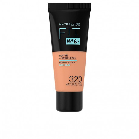 MAYBELLINE FIT ME MATTE+PORELESS foundation #320-natural tan