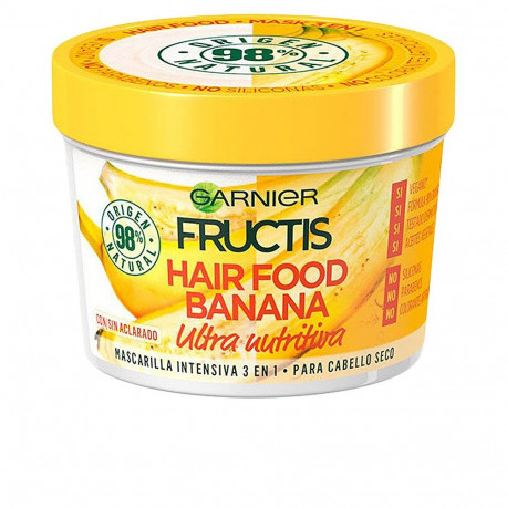 GARNIER FRUCTIS HAIR FOOD BANANA mascarilla ultra nutritiva 390 ml