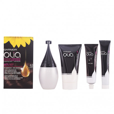 Garnier Olia püsivärv #4.0 ilma ammoniaagita 1u, pruun
