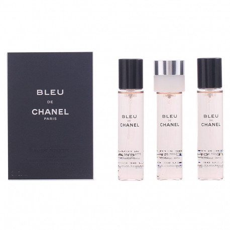 CHANEL BLEU eau de toilette vaporizador recarga 3 x 20 ml