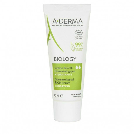 Hydrating Facial Cream A-Derma Biology (40 ml)