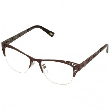 Ladies'Spectacle frame Loewe VLW444M510A57 Brown (ø 51 mm)