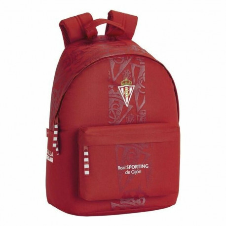 Sülearvuti Seljakott Real Sporting de Gijón 14,1'' Punane 31 x 41 x 16 cm