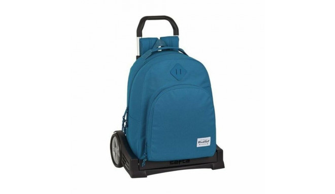 School Rucksack with Wheels Evolution BlackFit8 Egeo Blue (32 x 42 x 15 cm)