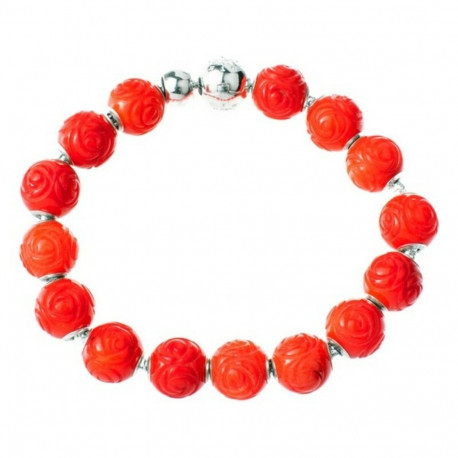 Ladies' Bracelet Thomas Sabo KT14787010L17 20 cm Red