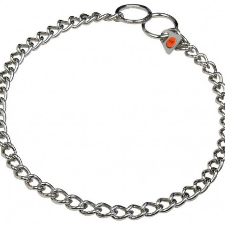 Hs Sprenger koera kaelarihm 2,5mm Lülid Keeratud 45cm, hõbedane