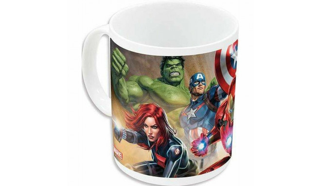 Mug The Avengers Infinity White Ceramic Red (350 ml)