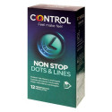 Kondoomid Non Stop Dots & Lines Control (12 uds)