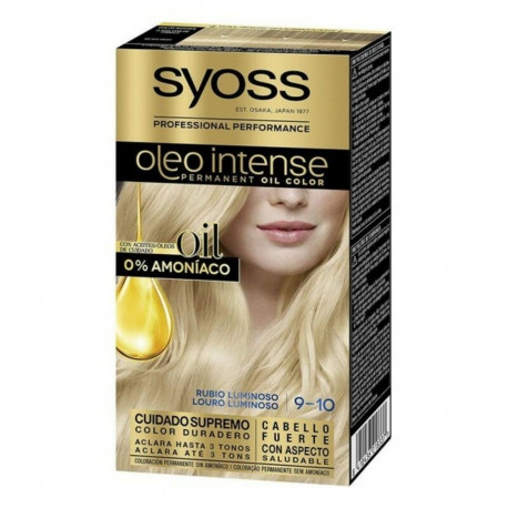 Püsivärv Syoss Olio Intense Helendavalt hele Nº 9,10 Plaatinablond Nº 9.10-Rubio Luminoso