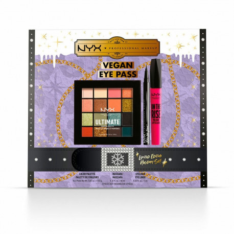 Meigikomplekt NYX Vegan Eye Pass Limited Edition Limiteeritud väljaanne 3 Tükid, osad