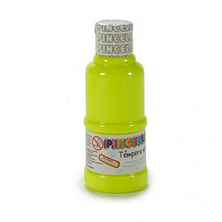 Tempera Pincello Neon Kollane 120 ml (12 Ühikut)