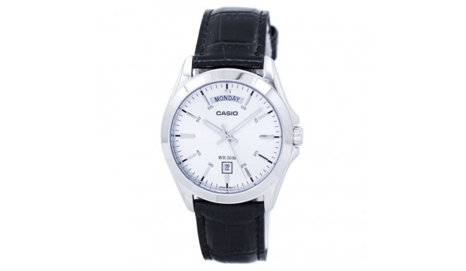 Meeste Kell Casio DAY DATE Must (Ø 40 mm)