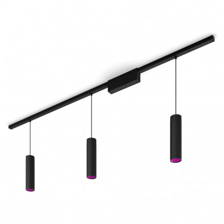 Philips Hue Perifo 3-osaline rippvalgusti baaskomplekt, must