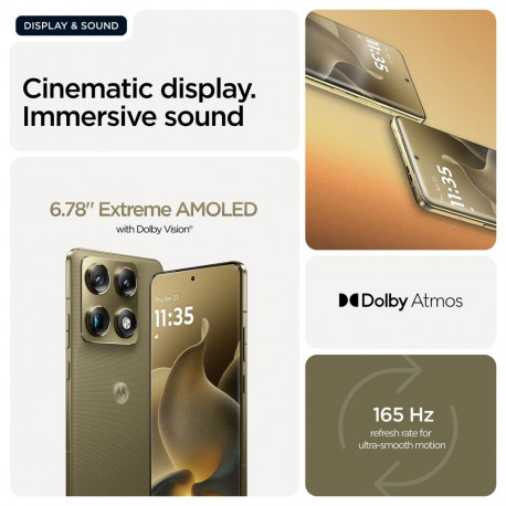 "Motorola Signature 5G 16RAM 512GB martini olive"