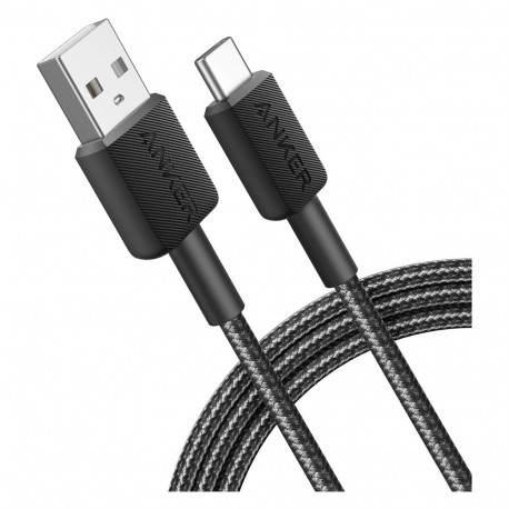 "Anker 322 USB-A auf USB-C Kabel 180cm geflochten schwarz"