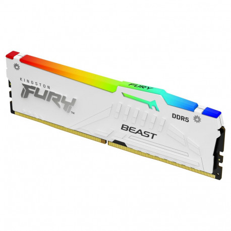 "KINGSTON 16GB 6000MT/s DDR5 CL36 DIMM FURY Beast White RGB EXPO"