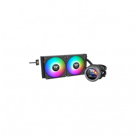 "K Thermaltake Wasserkühlung TH240 V2 Ultra EX ARGB CPU All-In-One Liquid Cooler Black"
