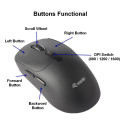 "Equip Kompaktmaus Wireless Dual Mode 6Btn L+R schwarz"