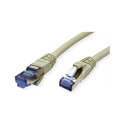 "VALUE Patchkabel Kat.6A Class EA S/FTP PiMF LSOH grau 0.15m"