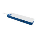 "D TARGUS HyperDrive Flex 8 Port USB-C Hub Blue"