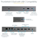 "D StarTech TB3/USB-C DOCK - DUAL DP/HDMI"