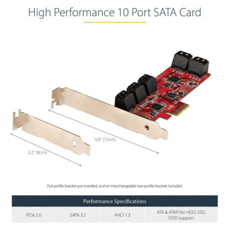 "D StarTech 10P6G-PCIE-SATA-CARD"
