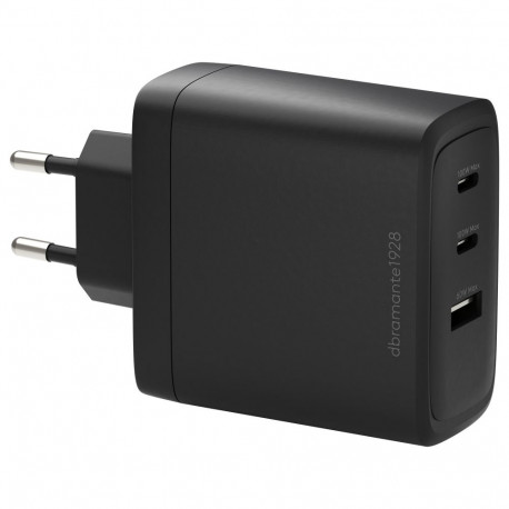 Dbramante1928 re-charge must 100 Watt toiteadapter, 3 väljundporti (2 x USB-C, USB)