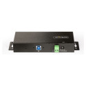 "D StarTech 7PT MANAGED INDUSTRIAL USB HUB"