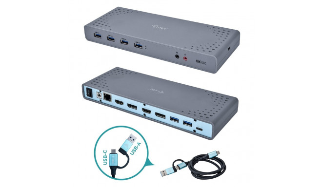 D I-Tec USB 3.0 / USB-C 5K universaalne dokkimisjaam