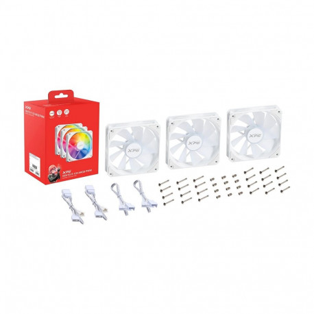 XPG Vento R 120 ARGB PWM 120mm must 3-pakk