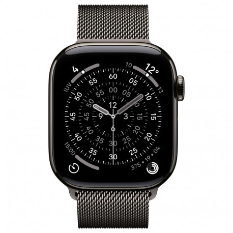 "Apple Watch S11 Titan Schiefer Cellular 42mm (Milanaise Armband schiefer)"