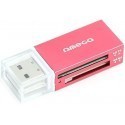 Omega card reader OUCRAR, red (42026)