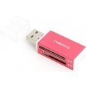 Omega card reader OUCRAR, red (42026)
