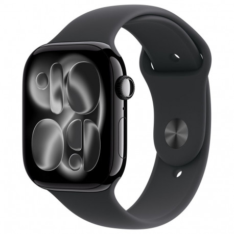 Apple Watch S11 alumiinium 46mm (must spordirihm) M/L, teemantmust