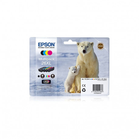 "Epson Tinte 3LB 26XL ink cartridge black and tri-colour high capacity 41.3ml 1-pack blister without