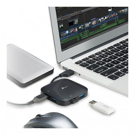 "USB3.0 HUB 4Port TP-Link UH400 SuperSpeed 5Gbit/s passiv Black"