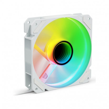 "120mm Sharkoon SHARK Mirror RGB PWM REVERSE White"