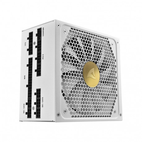 1000W Sharkoon REBEL P30 Gold ATX3.0 (valge, 1x 12VHPWR, 4x PCIe, kaablihaldus)