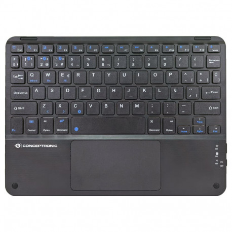 Conceptronic juhtmevaba klaviatuur, hispaania asetus 10" must
