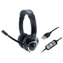 "CONCEPTRONIC Headset USB Mikro,int.Bed.Stereo 2.0m sw"