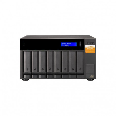 "QNAP TL-D800S 8-bay desktop SATA JBOD expansion unit"
