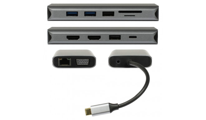 "Z Plusonic USB-C Docking Adapter 8in1"