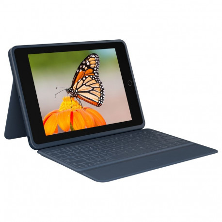 Logitech Rugged Combo 3 iPad Gen. 7/8 jaoks, klassikaline sinine, Education (DE)