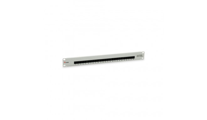 "Equip Patchpanel 25x RJ45 Cat3 19"" UTP 1HE ISDN hellgrau"