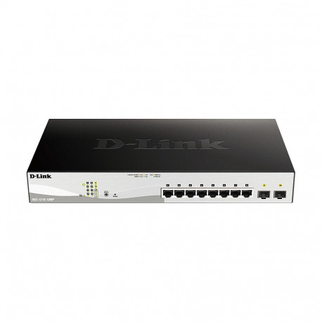 "8P+2P D-Link DGS-1210-10MP/E M RM 2xSFP PoE (130W)"