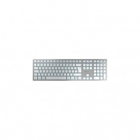 Cherry klaviatuur KW 9100 Slim juhtmevaba QWERTZ DE Mac-Layout, valge