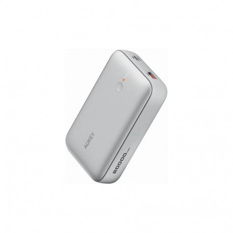 Aukey Spark Mini akupank 20000mAh 20W USB-C/USB-A valge
