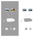 "D I-TEC USB-C HDMI DP DOCK PD100W"